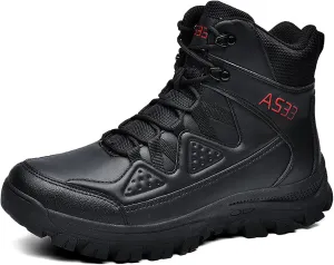Mens Combat Boots Breathable Police Patrol Boots Lightweight Army Boots Waterproof Hiking Boots Military Tactical Boots