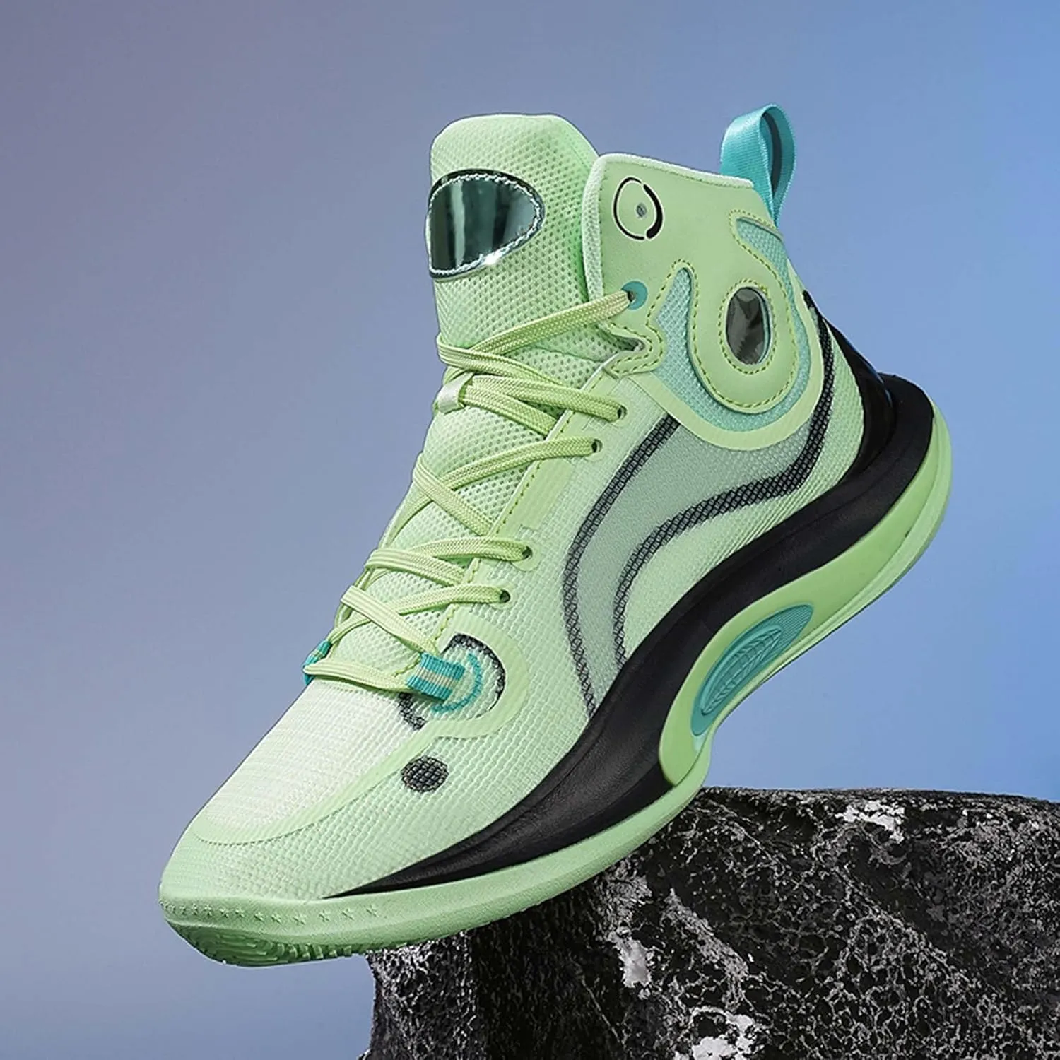 Men's Fashion Basketball Shoes Breathable Mesh Sneakers Outdoor Non-slip Training Running Shoes Women's Tennis Fitness Shoes Lightweight Casual Walking Shoes