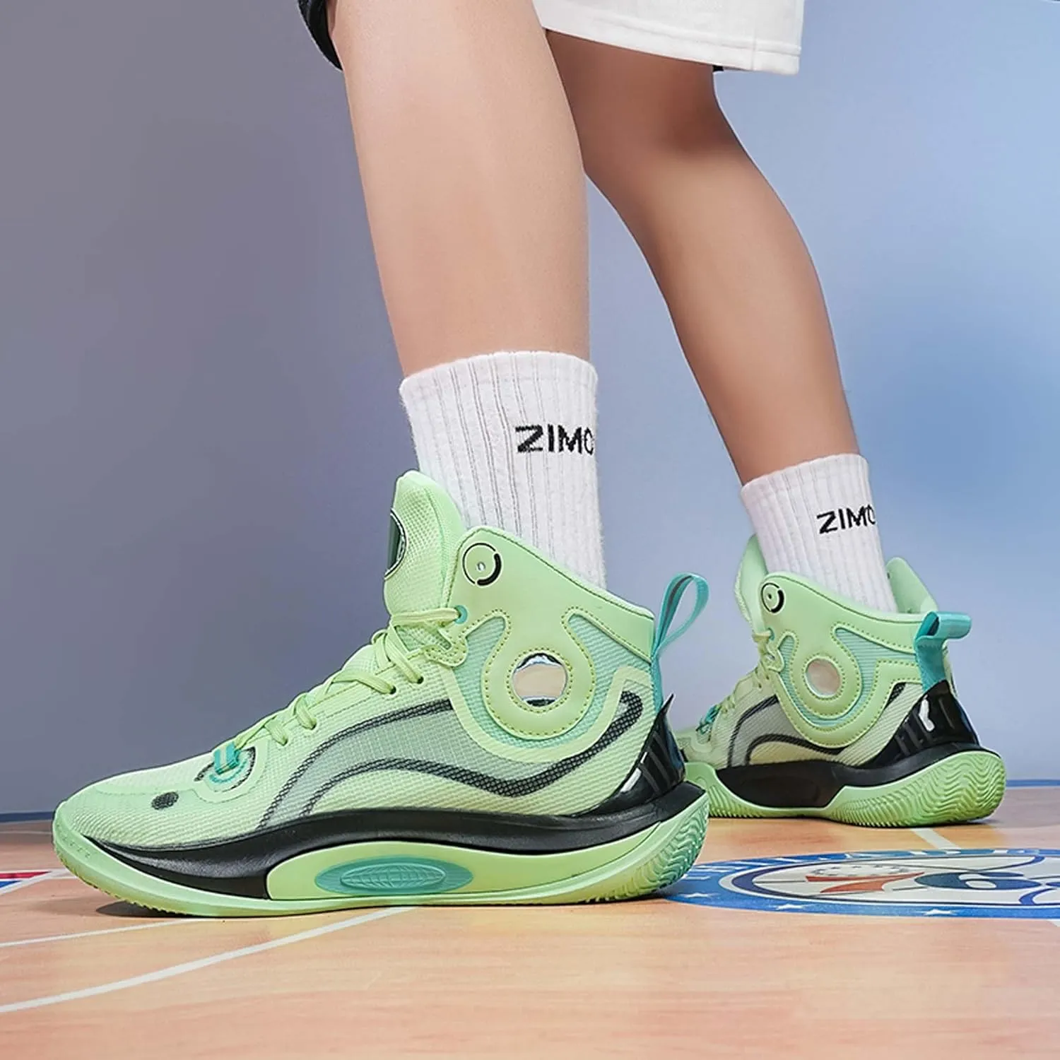 Men's Fashion Basketball Shoes Breathable Mesh Sneakers Outdoor Non-slip Training Running Shoes Women's Tennis Fitness Shoes Lightweight Casual Walking Shoes