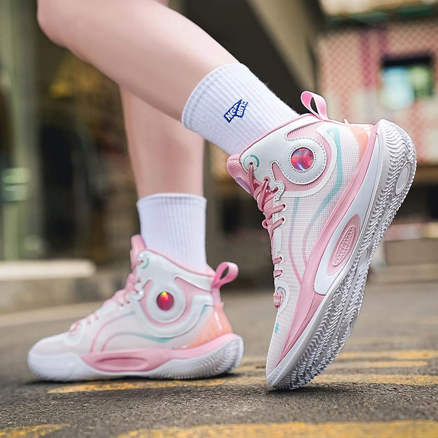 Men's Fashion Basketball Shoes Breathable Mesh Sneakers Outdoor Non-slip Training Running Shoes Women's Tennis Fitness Shoes Lightweight Casual Walking Shoes