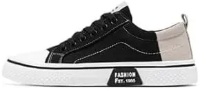Men's Four Seasons Breathable Canvas Shoes,Lace-up Soft Sole Casual Casual Shoes