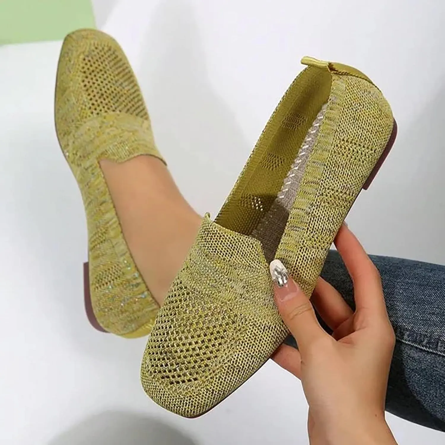 Mens Shoes Casual Walking Sneakers for Women Wide Width Mens Loafers Dress Shoes Round Toe Flat Heel Christmas Running Shoes Wide Toe Box Trendy Casual