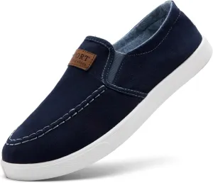 Men's Slip-on Loafers Casual Canvas Shoes Fashion Boat Shoes Casual Shoes Comfortable Lightweight Walking