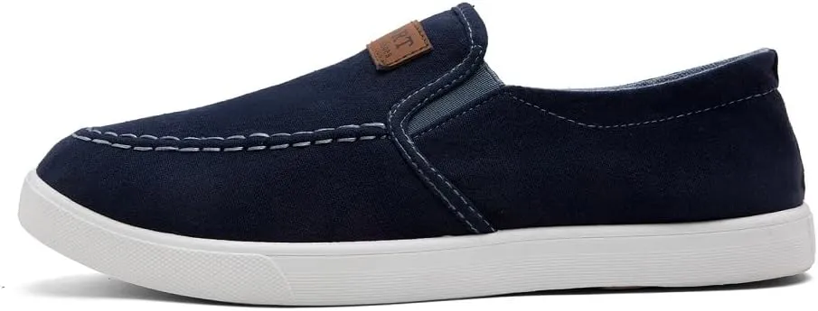 Men's Slip-on Loafers Casual Canvas Shoes Fashion Boat Shoes Casual Shoes Comfortable Lightweight Walking