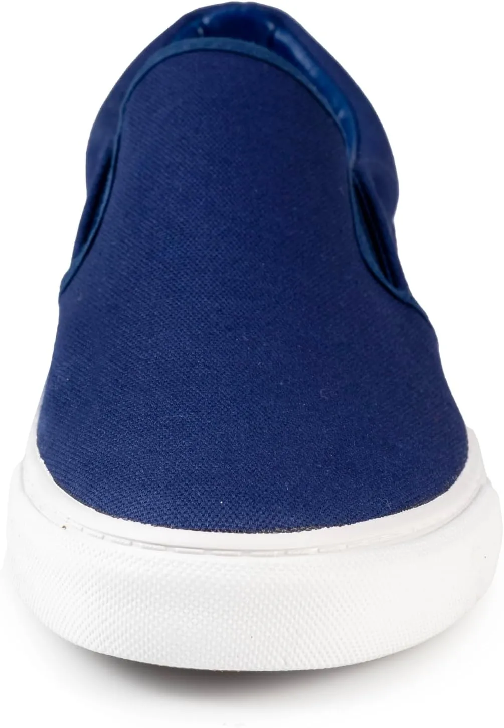 Men's Sneakers Classic Low Top Slip On Shoes Wide Canvas Skate Loafers Sneakers with Soft Insole Causal Dress Shoes for Men Comfortable Walking Shoes Slip on Sneakers for Men