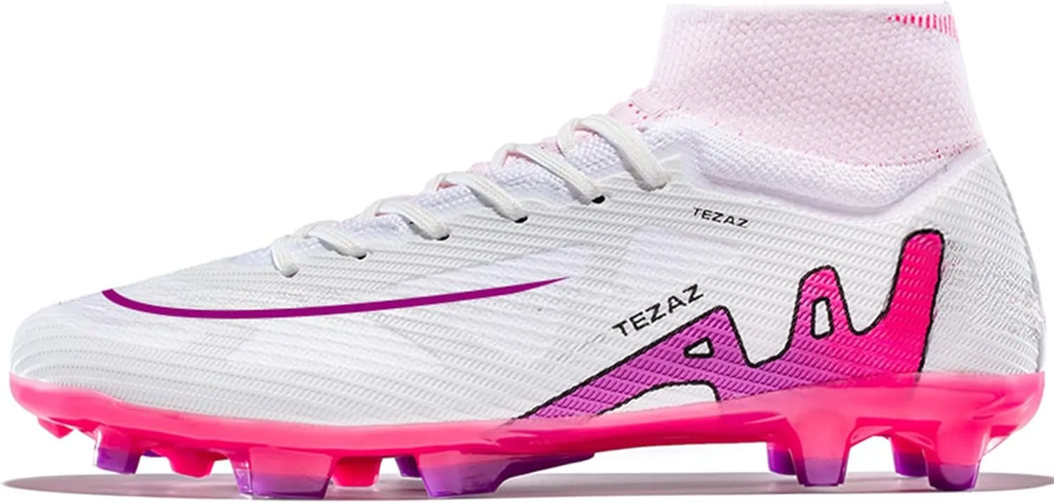 Men's Soccer Cleats Lightweight Football Cleats Professional Training High-top Soccer Shoes