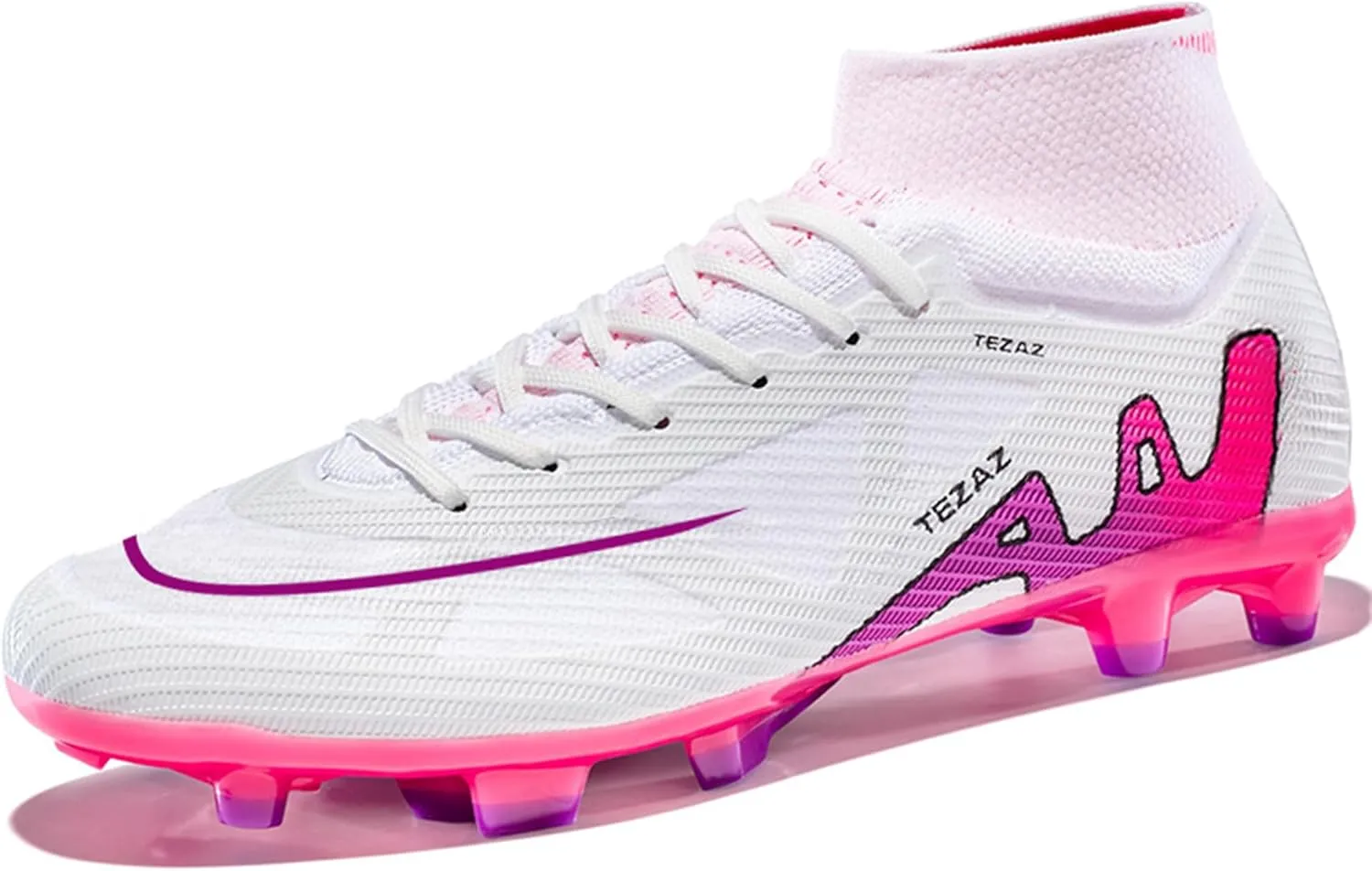 Men's Soccer Cleats Lightweight Football Cleats Professional Training High-top Soccer Shoes