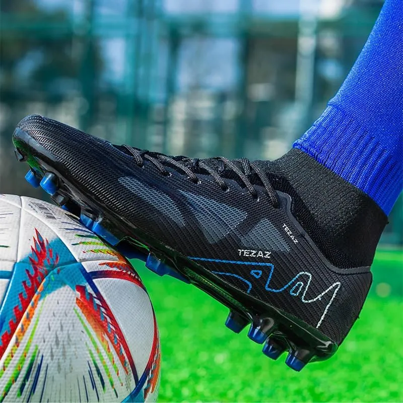 Men's Soccer Cleats Lightweight Football Cleats Professional Training High-top Soccer Shoes