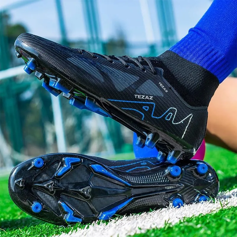 Men's Soccer Cleats Lightweight Football Cleats Professional Training High-top Soccer Shoes