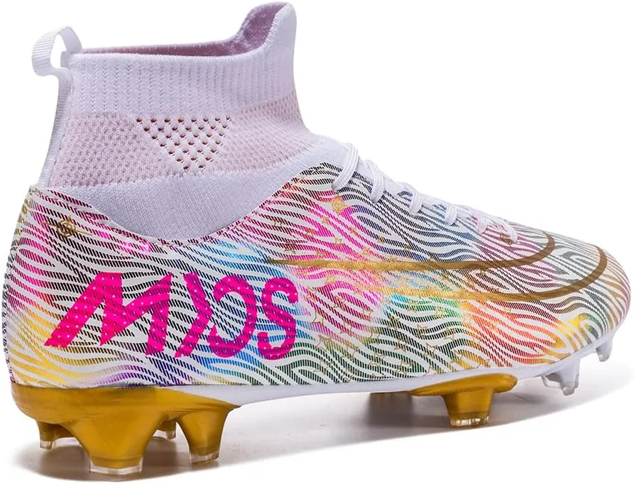 Men's Soccer Cleats Women Soccer Shoes Football Shoes Youth Athletic Training Sneakers for Kid Outdoor