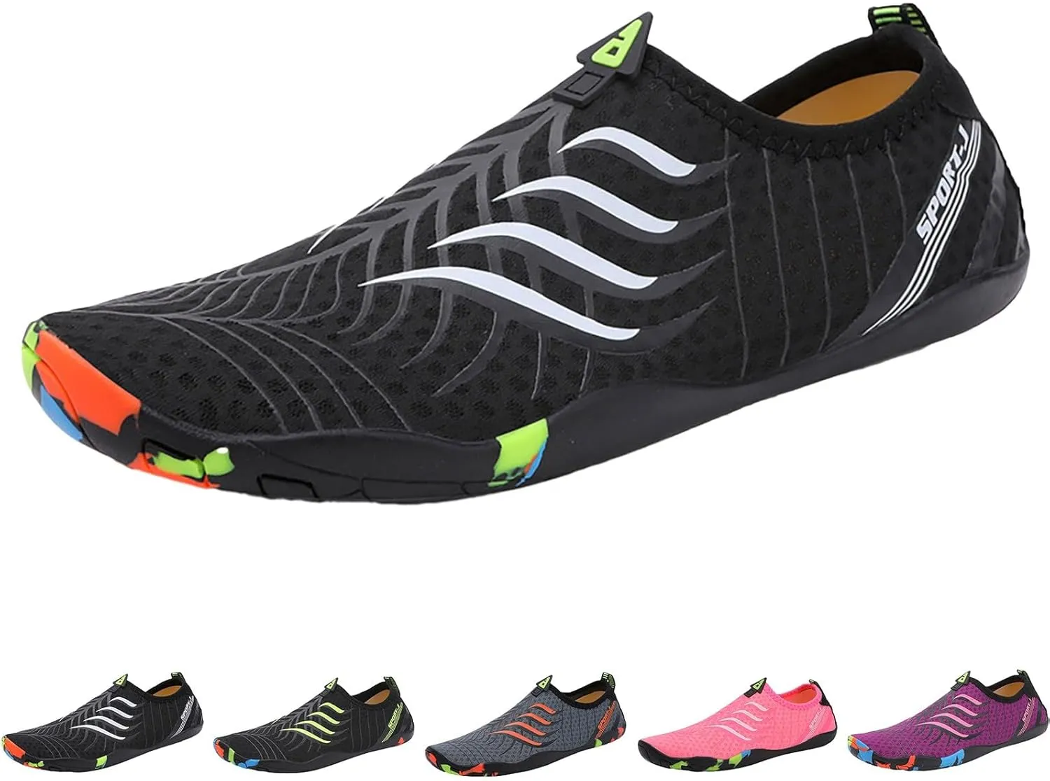 Mens Womens Aqua Shoes Quick Dry Water Swim Beach Pool Surf Hiking Kayaking Diving Yoga Barefoot Outdoor Sports Breathable