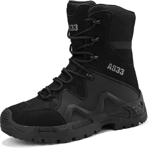 Military Army Combat Boots Mens Womens High-Top Tactical Outdoor Patrol Hiking Boots