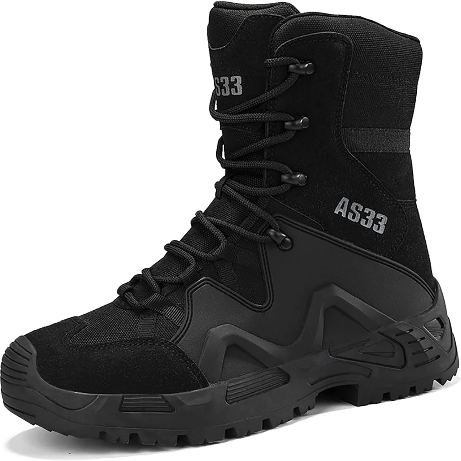 Military Army Combat Boots Mens Womens High-Top Tactical Outdoor Patrol Hiking Boots