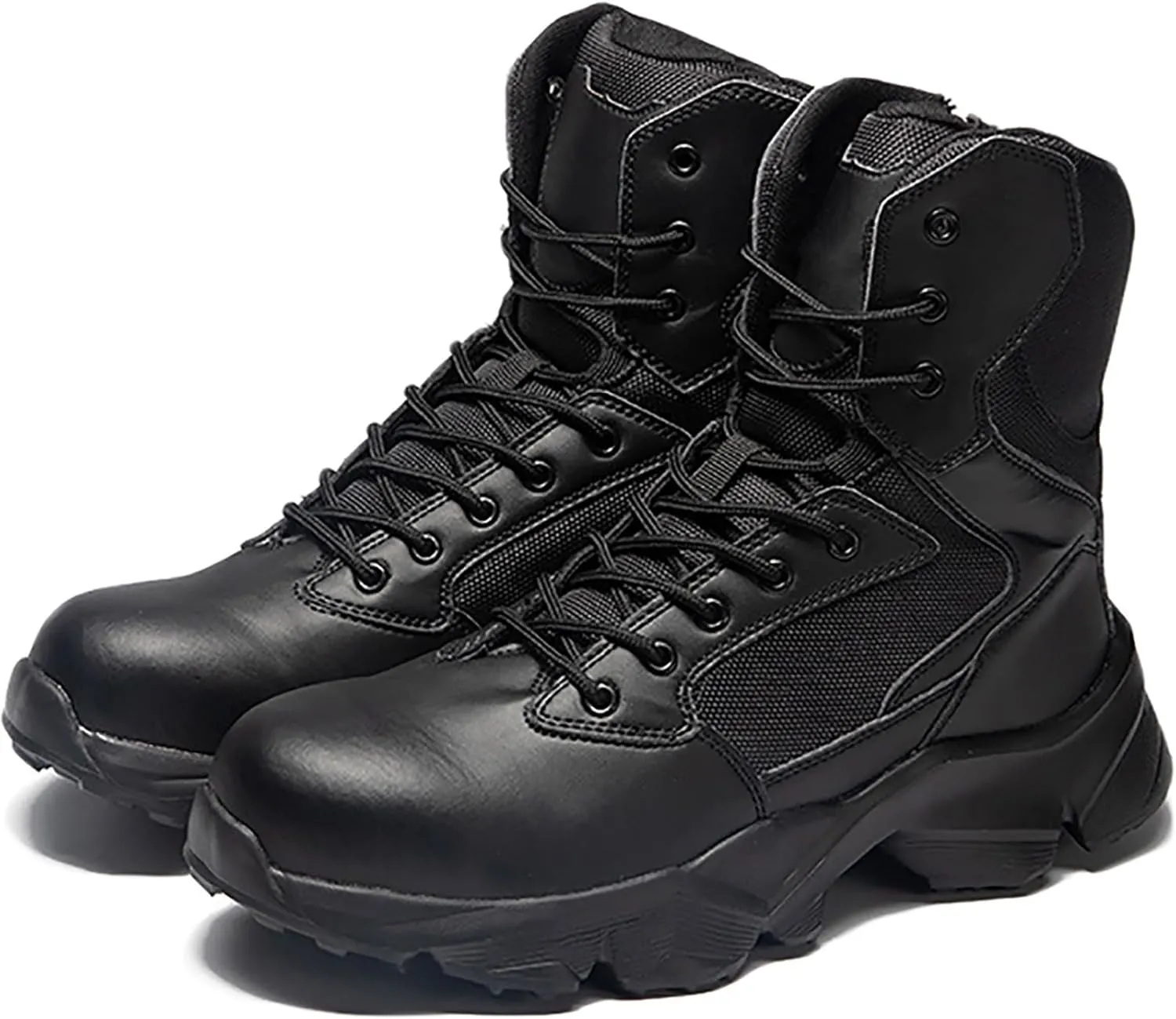 Military Boots For Men Tactical Boots Combat Boots Breathable Police Patrol Boots Lightweight Army Boots Waterproof Hiking Boots
