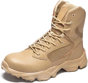 Military Boots For Men Tactical Boots Combat Boots Breathable Police Patrol Boots Lightweight Army Boots Waterproof Hiking Boots