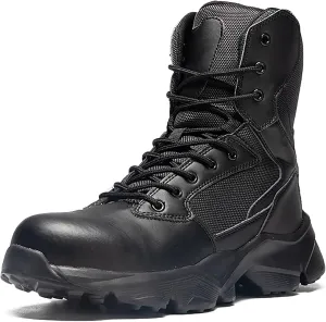 Military Boots For Men Tactical Boots Combat Boots Breathable Police Patrol Boots Lightweight Army Boots Waterproof Hiking Boots