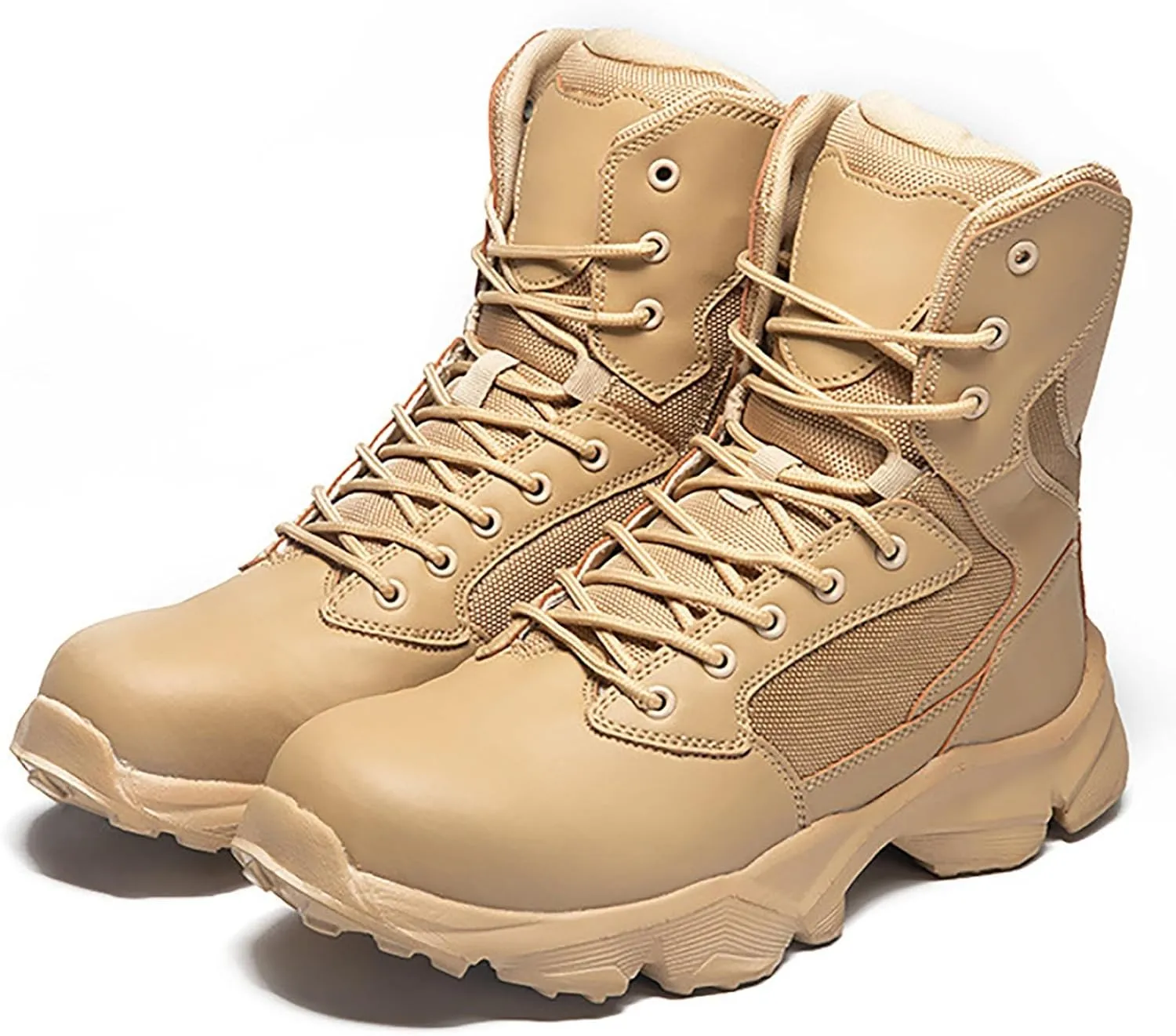 Military Boots For Men Tactical Boots Combat Boots Breathable Police Patrol Boots Lightweight Army Boots Waterproof Hiking Boots