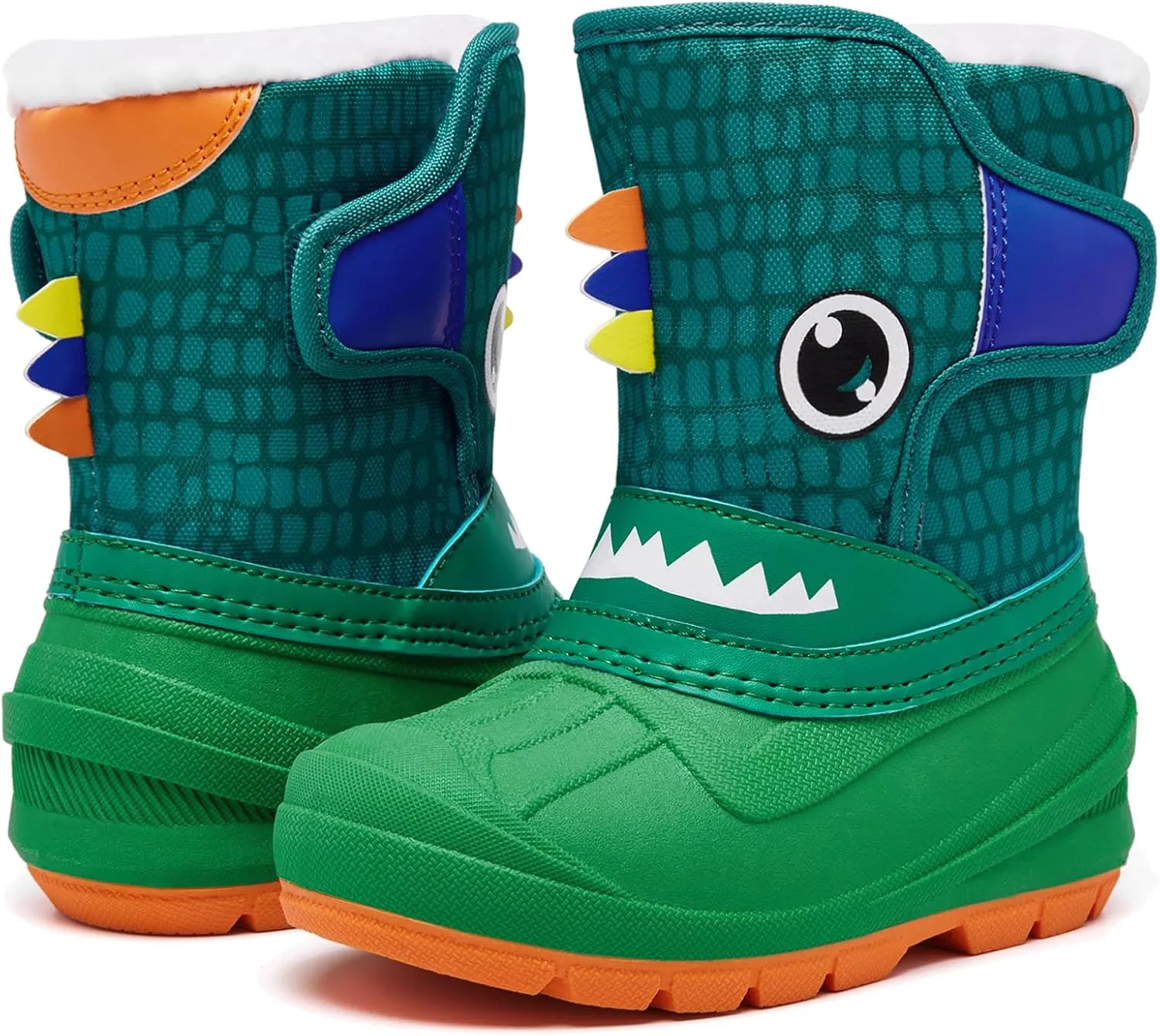 MORENDL Toddler Winter Snow Boots Waterproof Insulated Faux Fur Boys Girls Hiking Boots (Toddler/Little Kid)
