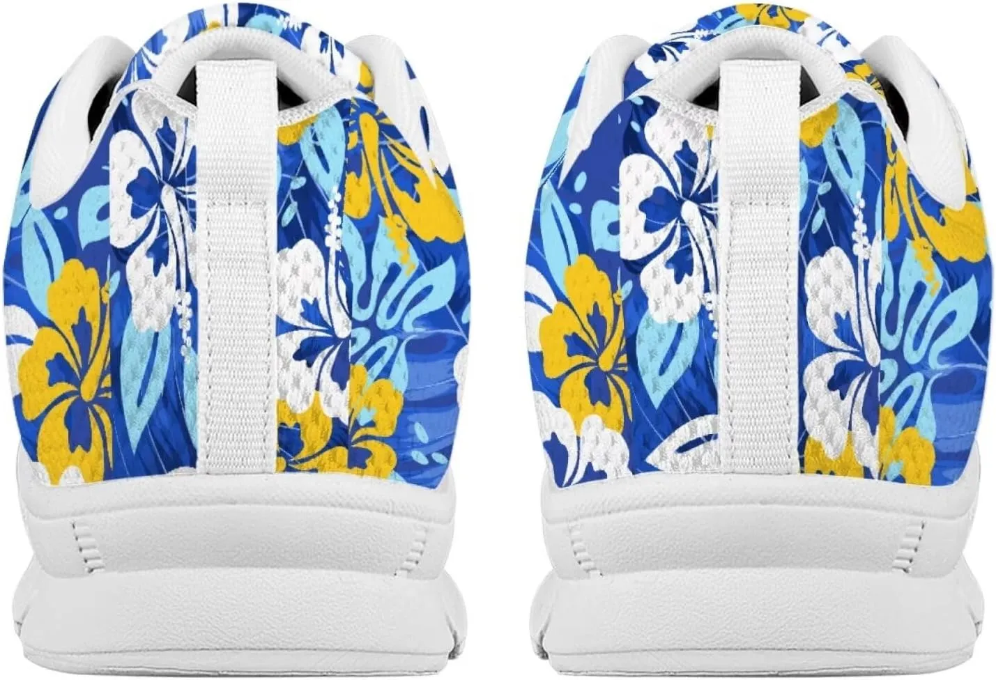 Mumeson Women Novelty Printed Air Mesh Running Sneakers Lightweight Lace-up Casual Walking Shoes