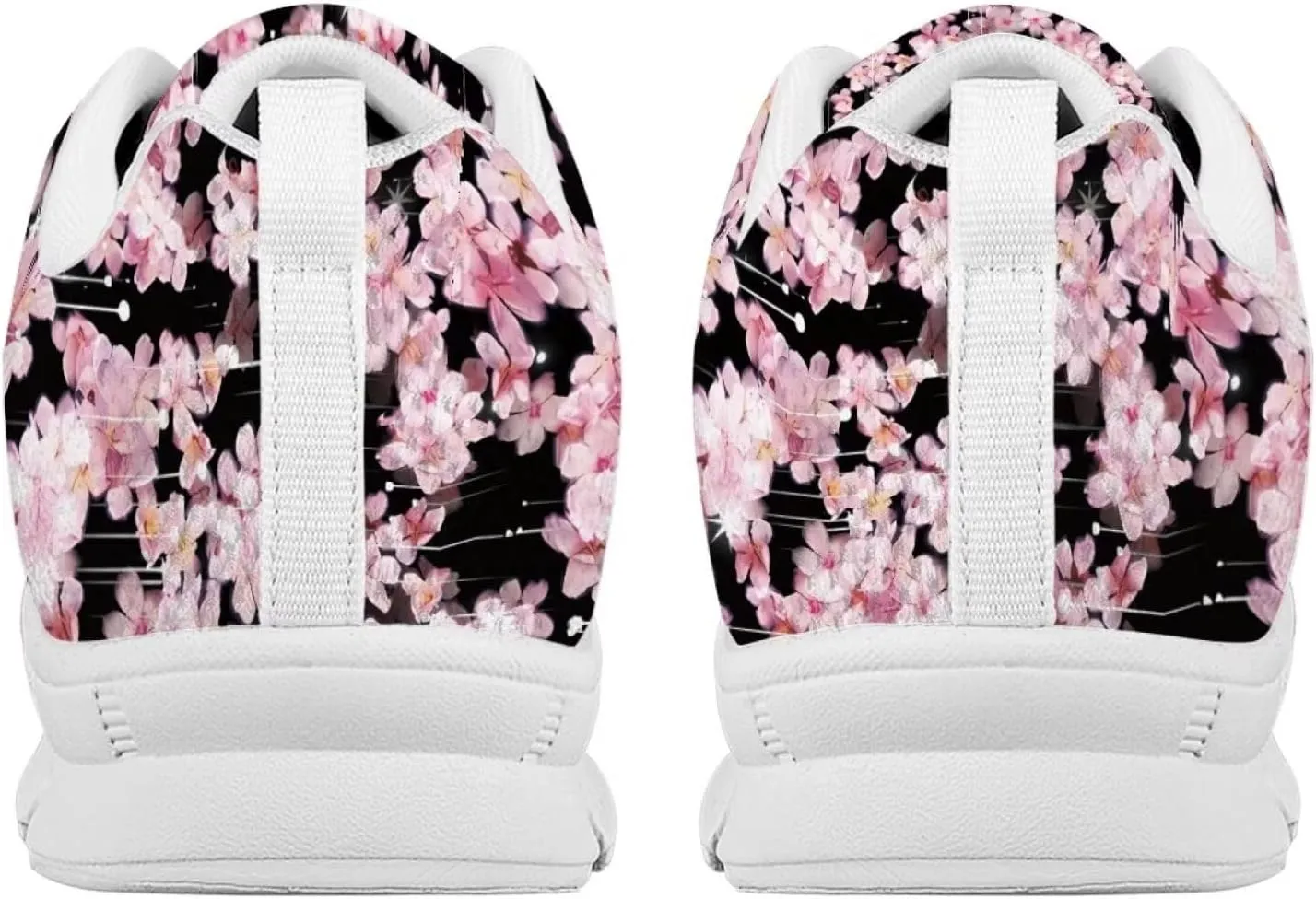 Mumeson Women Novelty Printed Air Mesh Running Sneakers Lightweight Lace-up Casual Walking Shoes