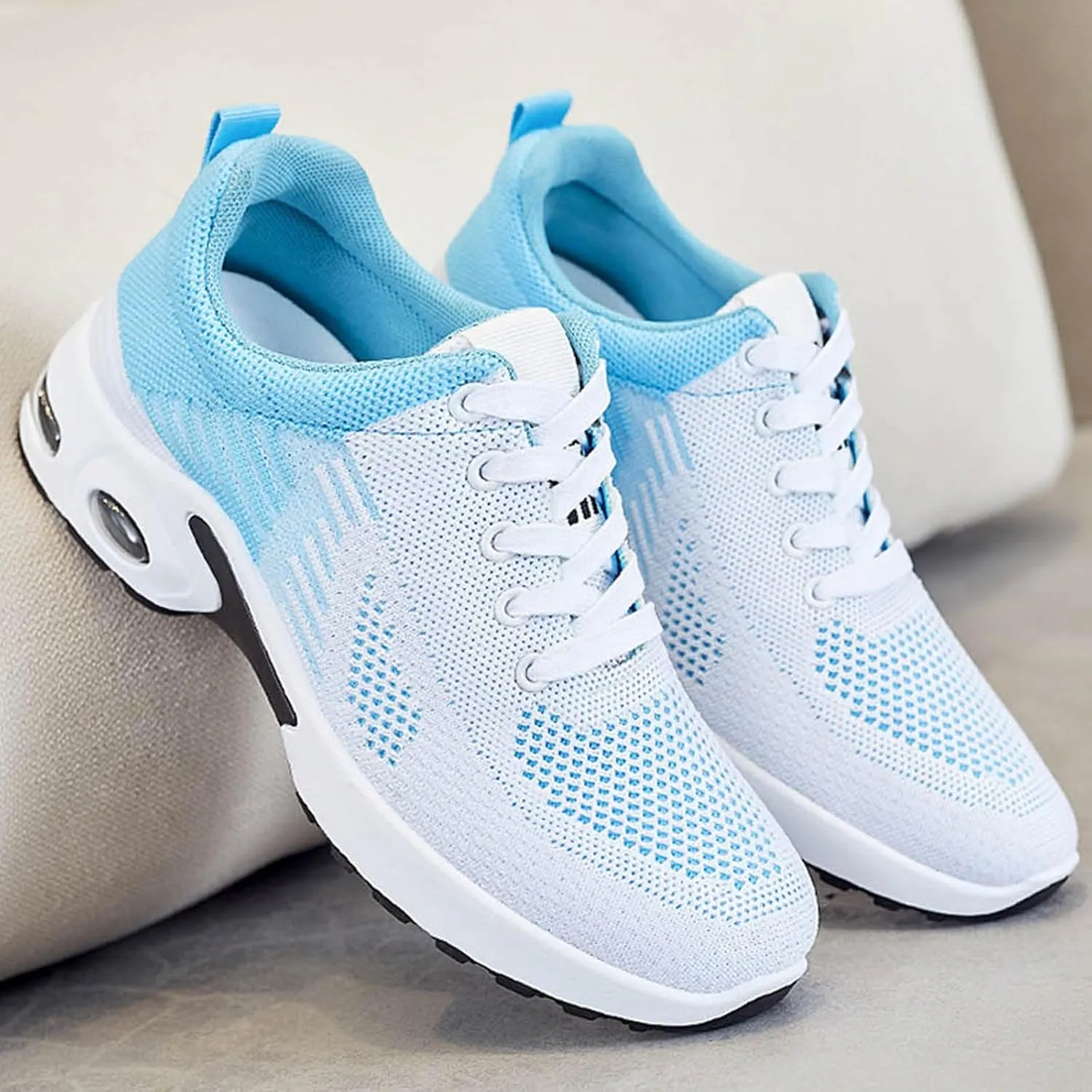 Musabela Orthopedic Shoes for Women, Women Non Slip Walking Sneakers Athletic Running Shoes Mesh Air Cushion Sneakers