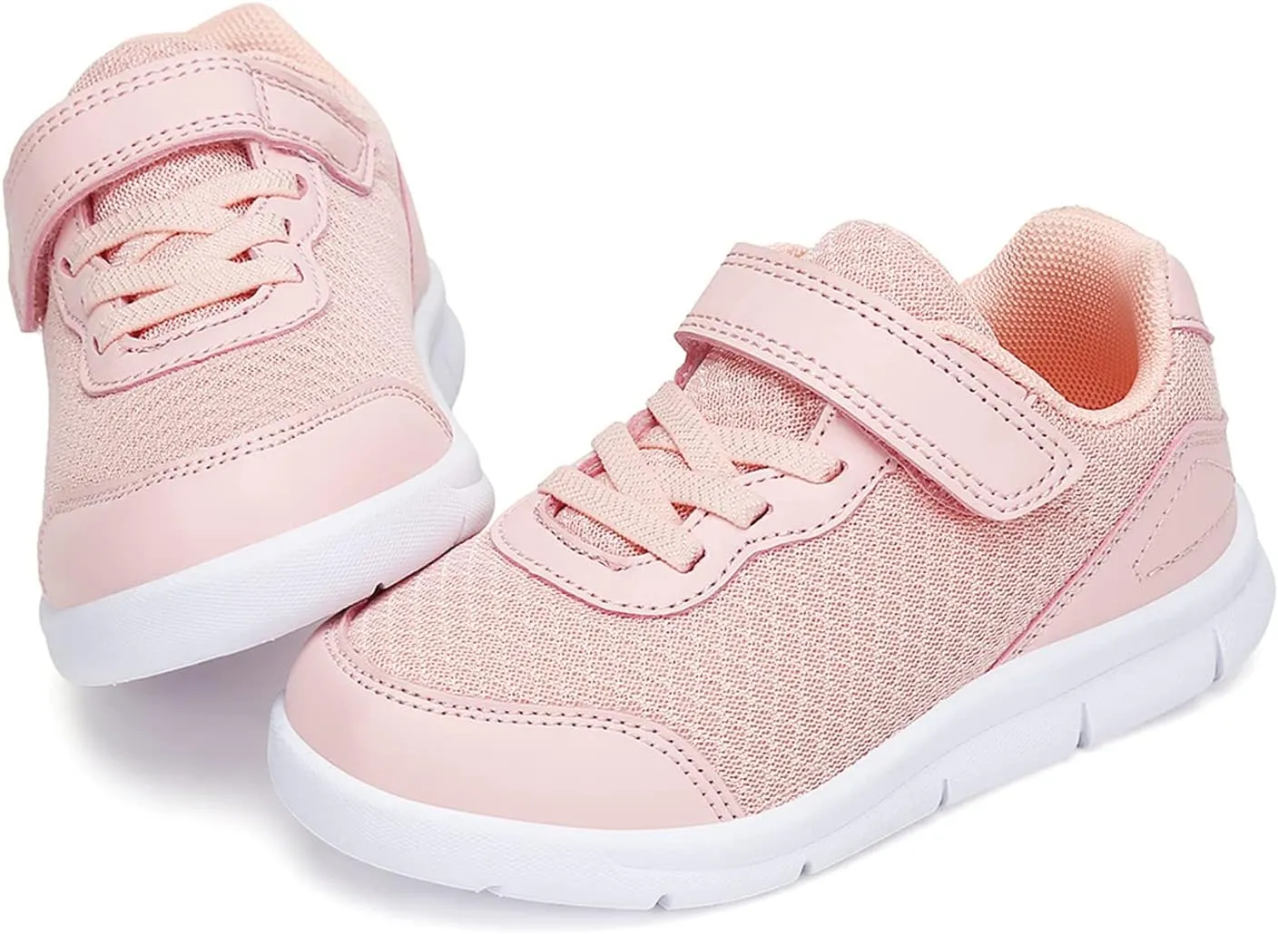Nihaoya Cute Toddler Shoes Girls Kids Tennis Walking Shoes Sport Running Sneakers Outdoor Pink 7.5 Toddler