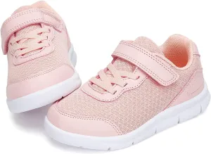 Nihaoya Cute Toddler Shoes Girls Kids Tennis Walking Shoes Sport Running Sneakers Outdoor Pink 7.5 Toddler