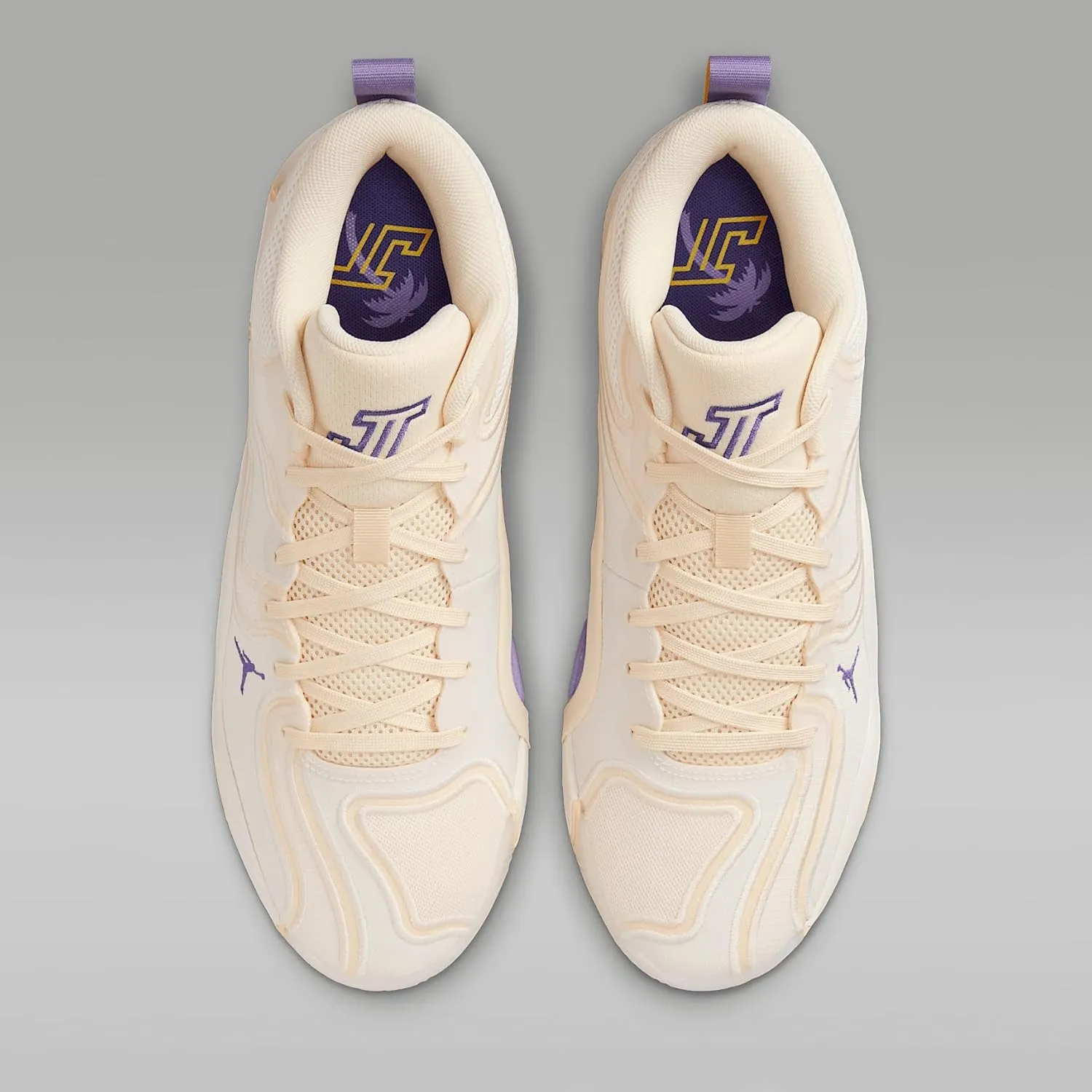 Nike Tatum 3 Basketball Shoes (HV5882-100, Sail/Muslin/Pale Ivory/Dark Iris)
