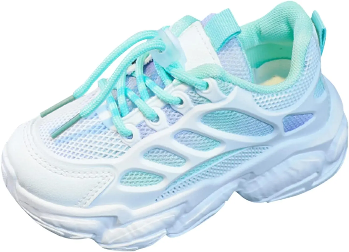 Non-Slip Sports Shoes Lightweight Kids Unisex Comfortable Breathable Strap Athletic Running Walking Tennis Shoes