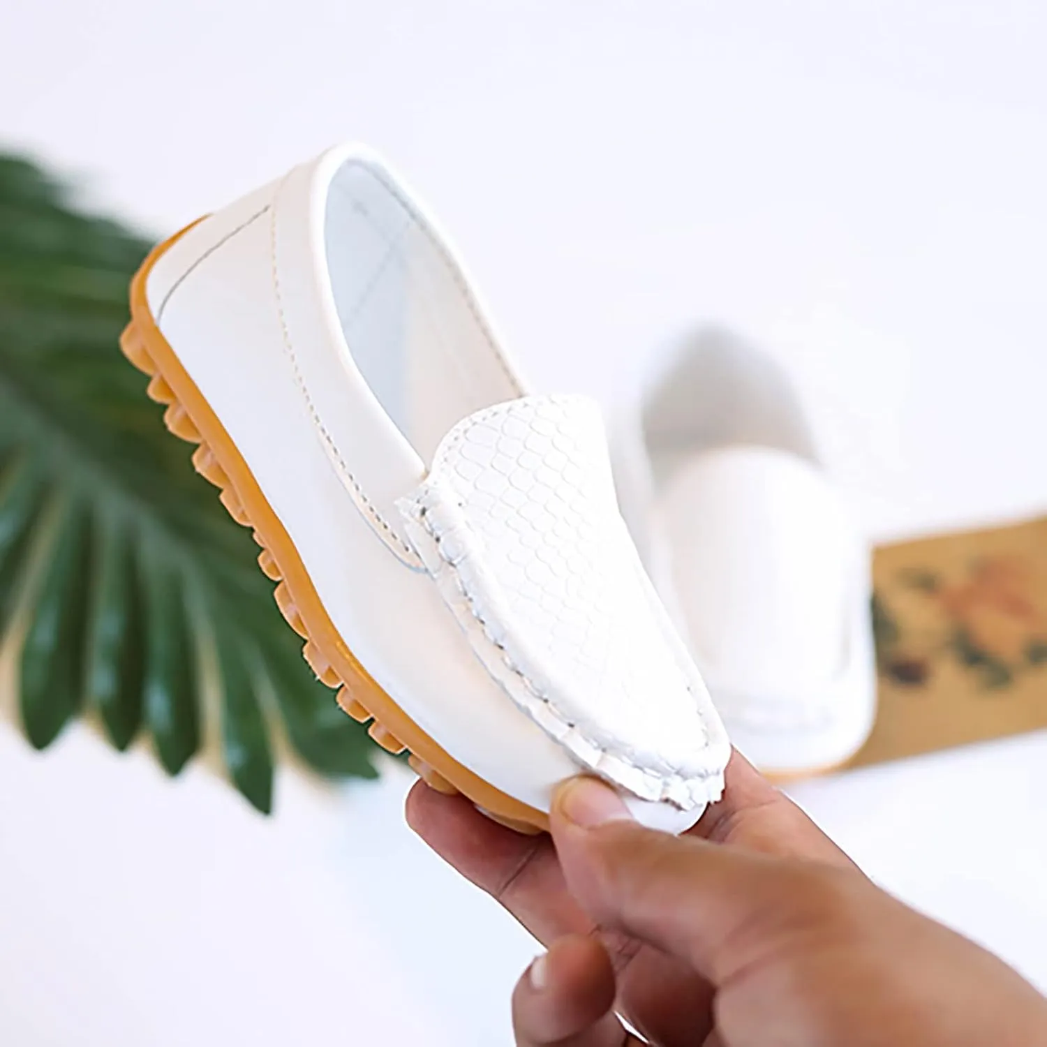 O2b2 Shoes Toddler Little Kid Boys Girls Soft Slip On Loafers Dress Flat Shoes Boat Shoes Size 2 Tennis Shoes