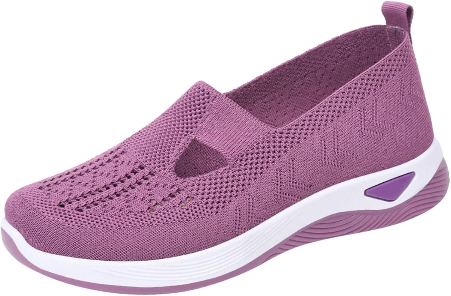 Orthopedic Casual Sneakers for Women Slip On Walking Shoes with Arch Support Comfortable Loafers Plantar Fasciitis Relief Foot Heel Pain Diabetic