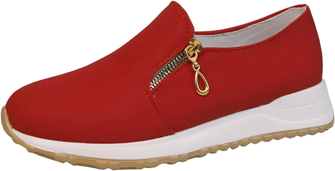 Orthopedic Diabetic Shoes for Women Slip On Walking Sneakers with Arch Support Comfortable Casual Loafers Plantar Fasciitis Foot Pain Relief