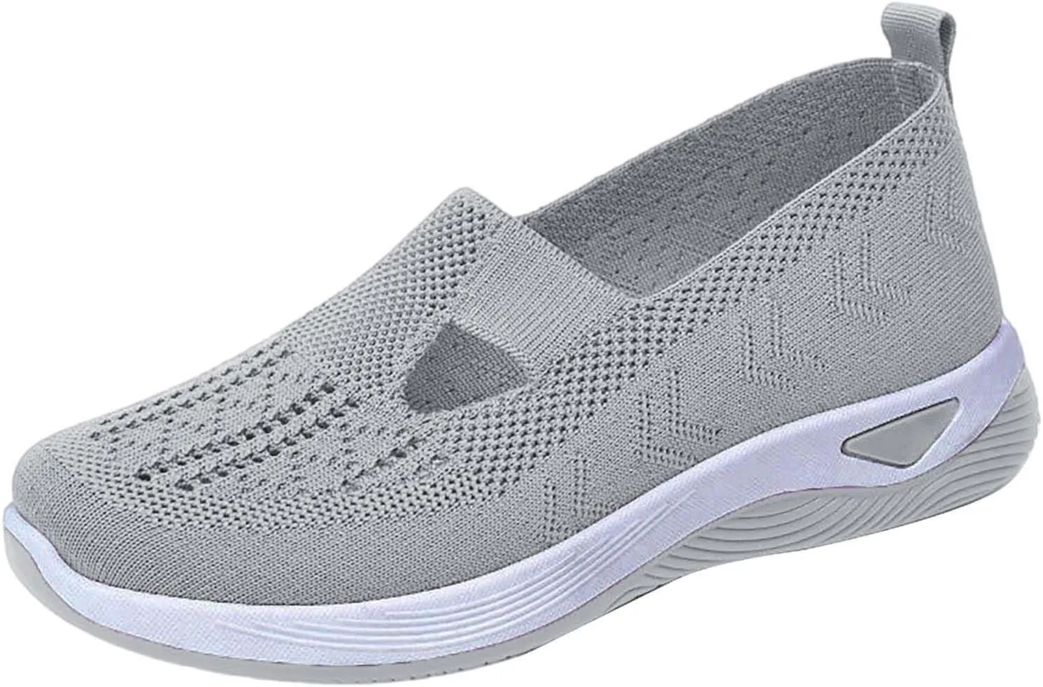 Orthopedic Walking Sneakers for Women Slip On Shoes with Arch Support Comfortable Casual Loafers Plantar Fasciitis Foot Heel Pain Relief Diabetic Feet