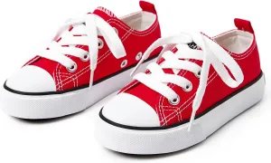 PATPAT Toddler Kid Canvas Sneaker Boys and Girls Slip On Sneakers Toddler Little Kid Big Kid Sneakers Shoes