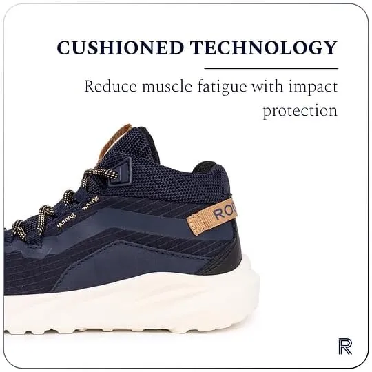 Rockport Boys Kids Hiking Boots  Youth High Top Outdoor Sneakers with Cushioned Insole  Durable Trail Shoes