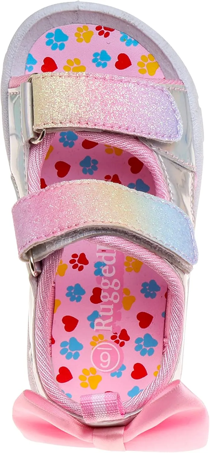 Rugged Bear Girls Sport Active Summer Open Toe Sandals (Toddler)