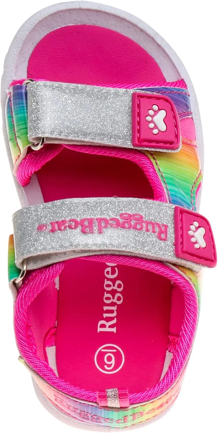 Rugged Bear Girls Sport Active Summer Open Toe Sandals (Toddler)