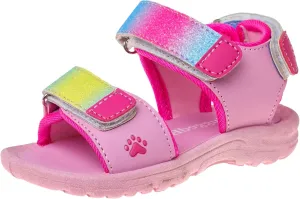 Rugged Bear Girls Sport Active Summer Open Toe Sandals (Toddler)