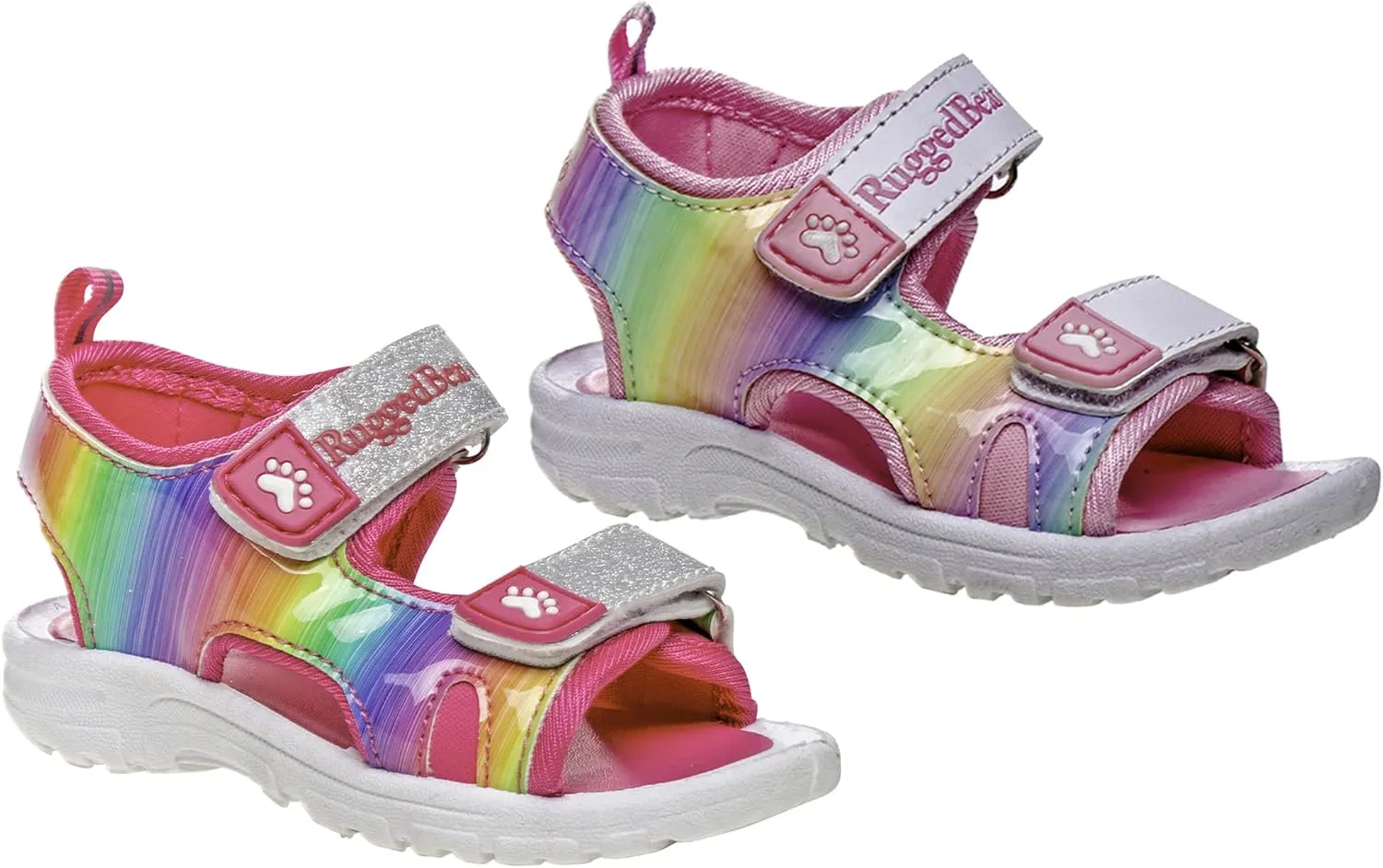 Rugged Bear Girls Sport Active Summer Open Toe Sandals (Toddler)