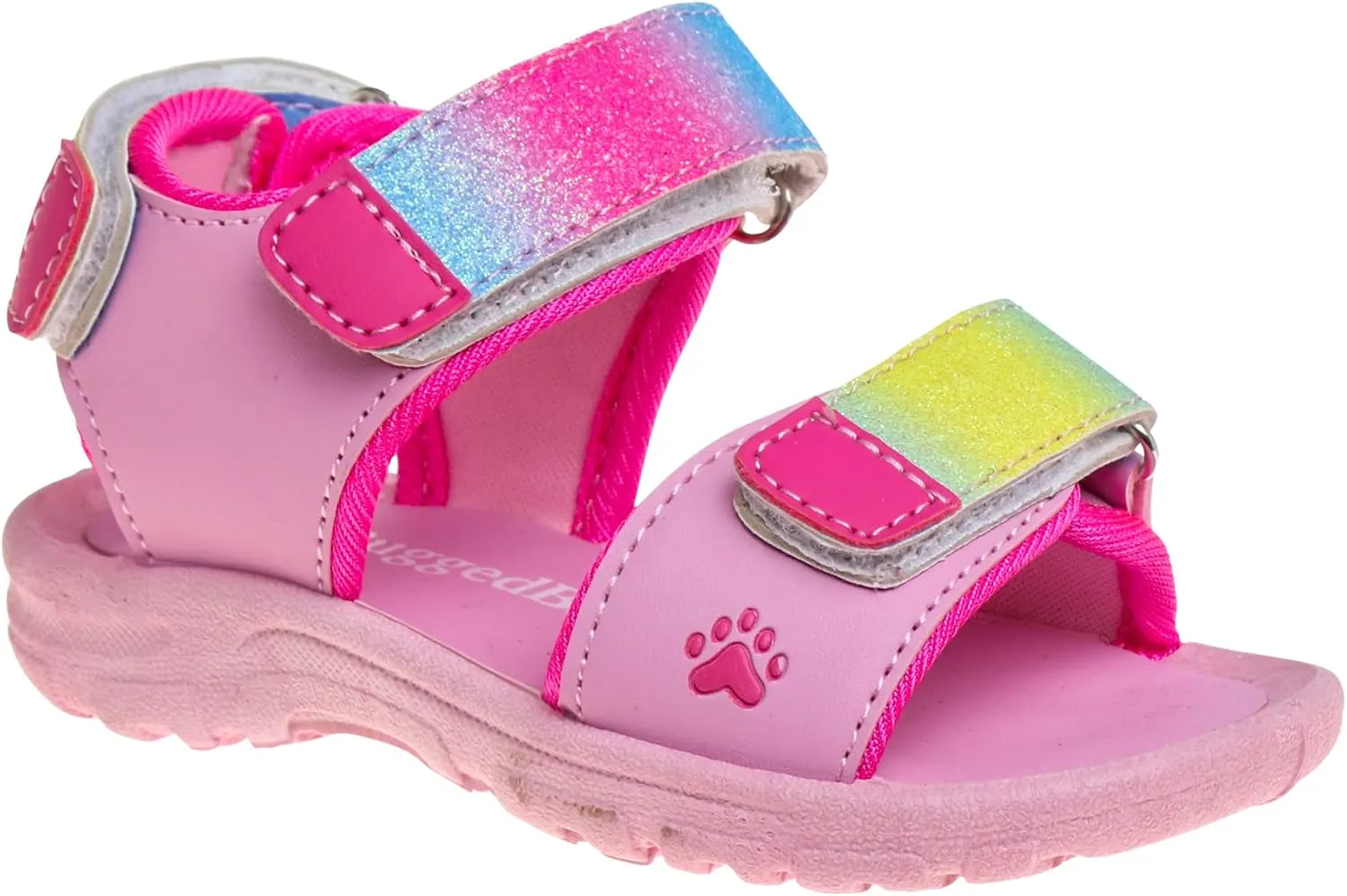 Rugged Bear Girls Sport Active Summer Open Toe Sandals (Toddler)