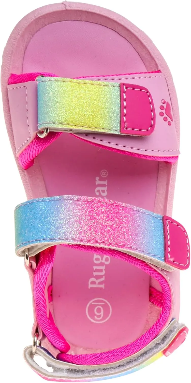 Rugged Bear Girls Sport Active Summer Open Toe Sandals (Toddler)