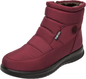 Rvidbe Platform Boots for Women Womens Fashion Winter Warm Snow Boots Comfy Outdoor Waterproof Furry Boots Soft Shoes