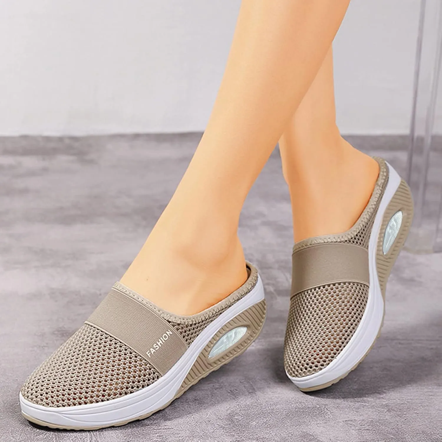 SBGMoSJ Womens Sneakers Size 6 Slip Ons Black Sneakers Women Trendy Hiking Shoes Women Lightweight Breathable Women Sneakers Women's Comfortable Working Nurse Shoes Non-Slip Size 6.5