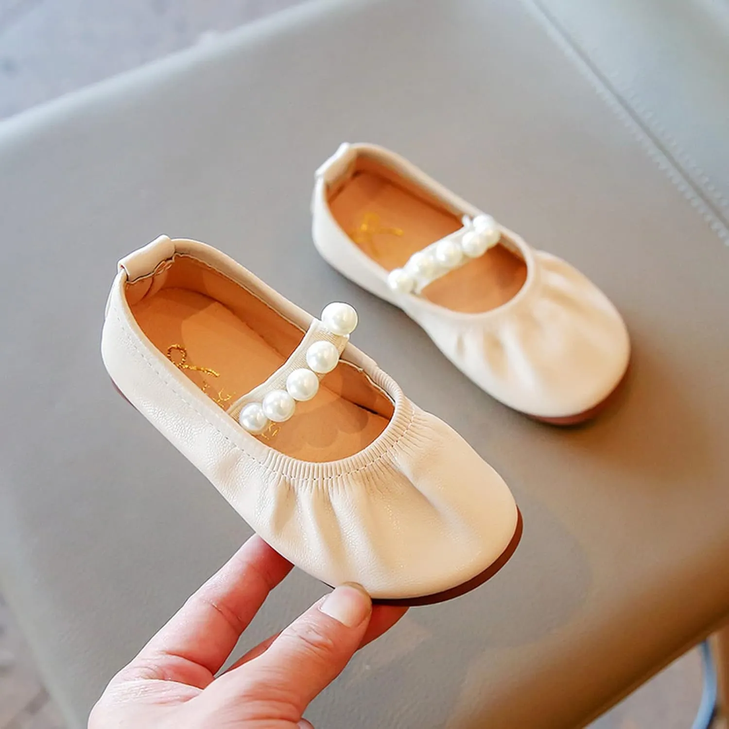 Size 11 Toddler Sandals Girls Toddler Little Girl Dress Shoes Casual Slip On Ballet Toddler Flip Flops Girls