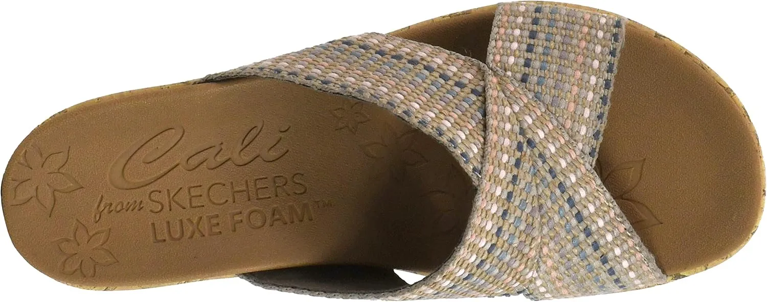 Skechers Women's Beverlee-Delighted Wedge Sandal
