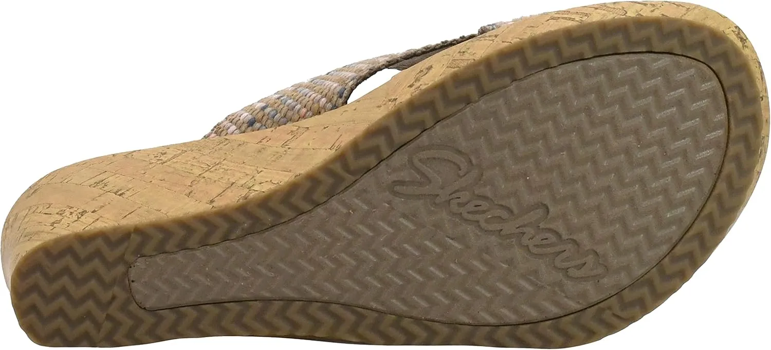 Skechers Women's Beverlee-Delighted Wedge Sandal