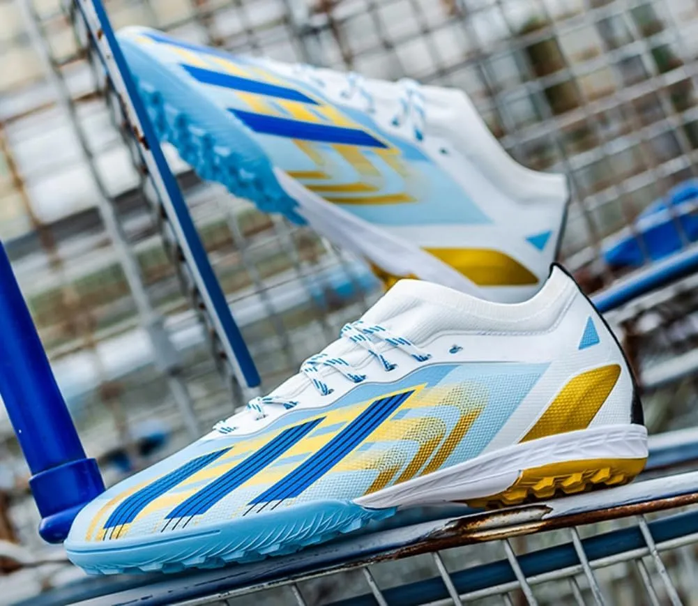 Soccer Cleats for Mens Womens Soccer Cleats Professional Low-Top Athletic Football Shoes AG FG TF Wide Training Sneaker Outdoor Students Grass Training Shoes Wide Training Sneaker