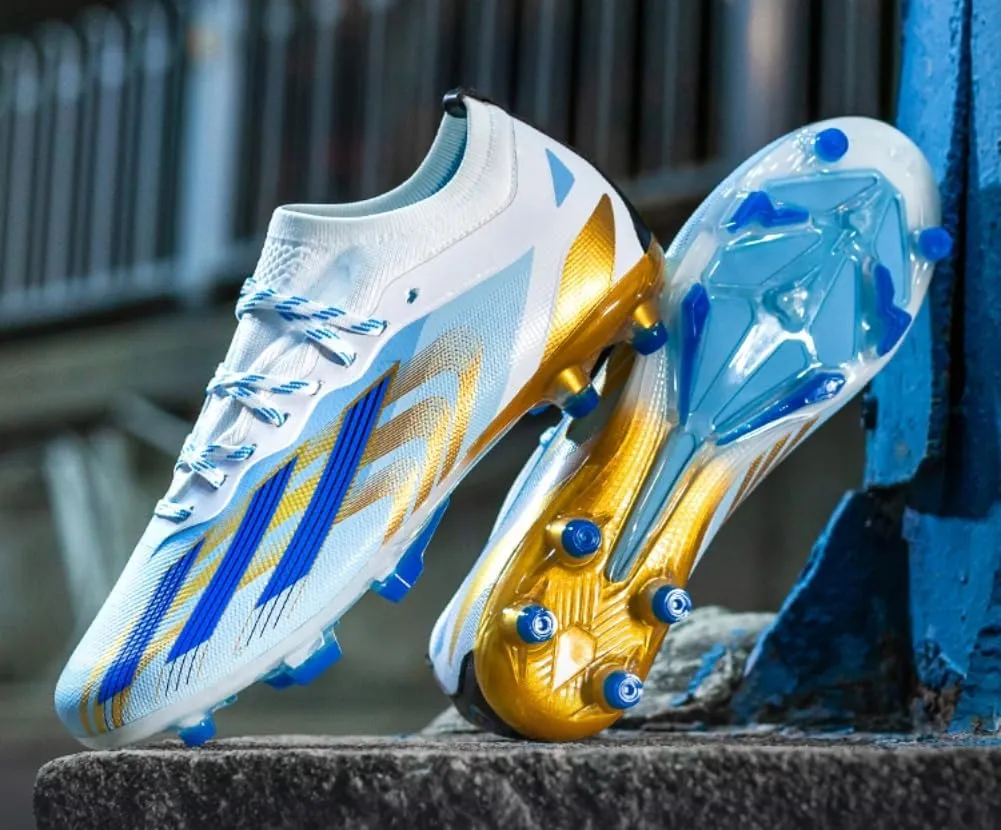 Soccer Cleats for Mens Womens Soccer Cleats Professional Low-Top Athletic Football Shoes AG FG TF Wide Training Sneaker Outdoor Students Grass Training Shoes Wide Training Sneaker