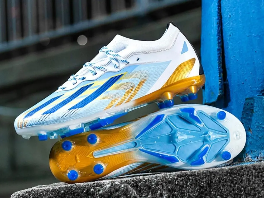 Soccer Cleats for Mens Womens Soccer Cleats Professional Low-Top Athletic Football Shoes AG FG TF Wide Training Sneaker Outdoor Students Grass Training Shoes Wide Training Sneaker