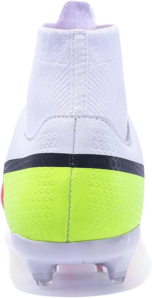 Soccer Cleats Indoor Soccer Shoes Mens Womens Anti Slip High Top Outdoor Grass Turf Football Cleats